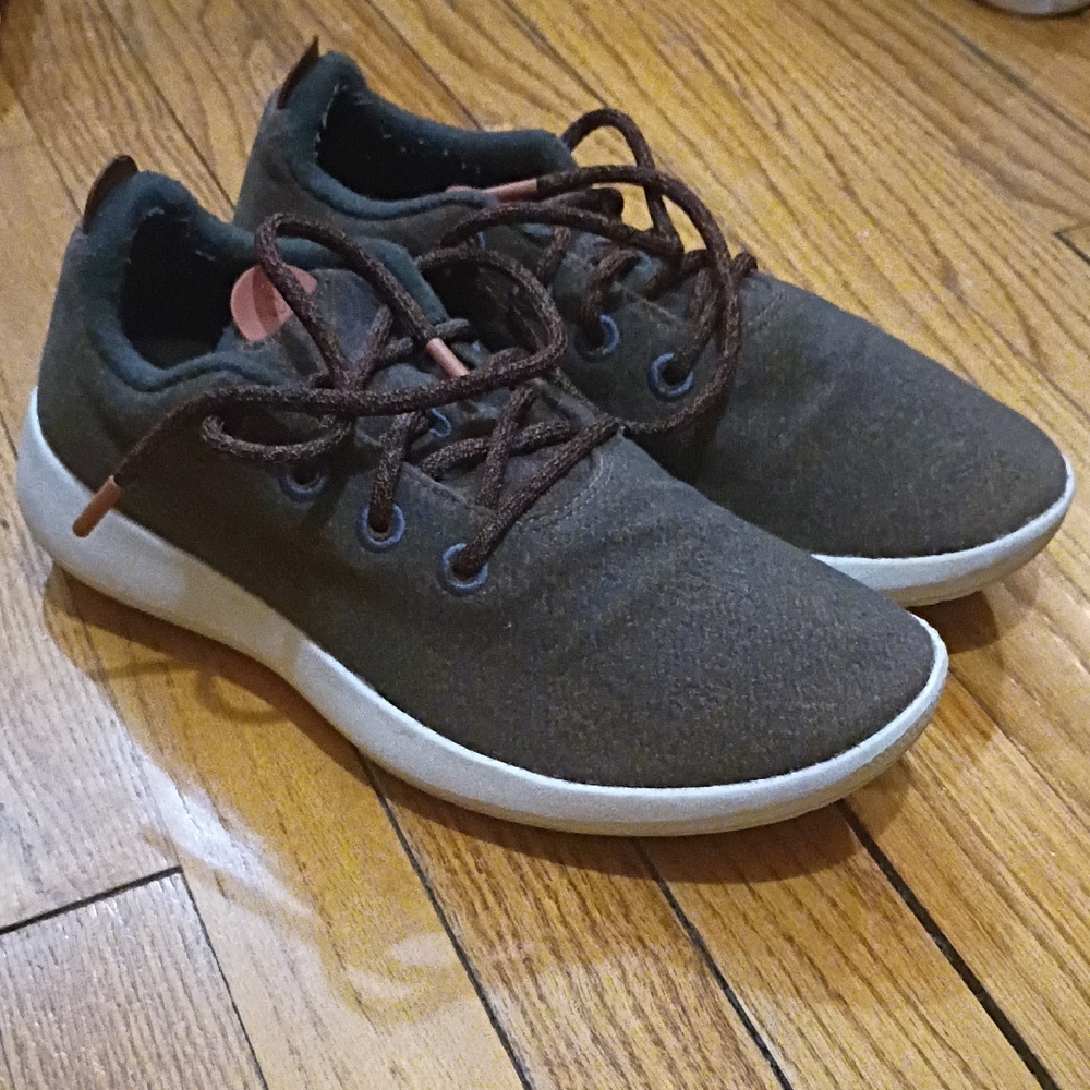 Allbirds Men's Sneakers - Dark Brown and White